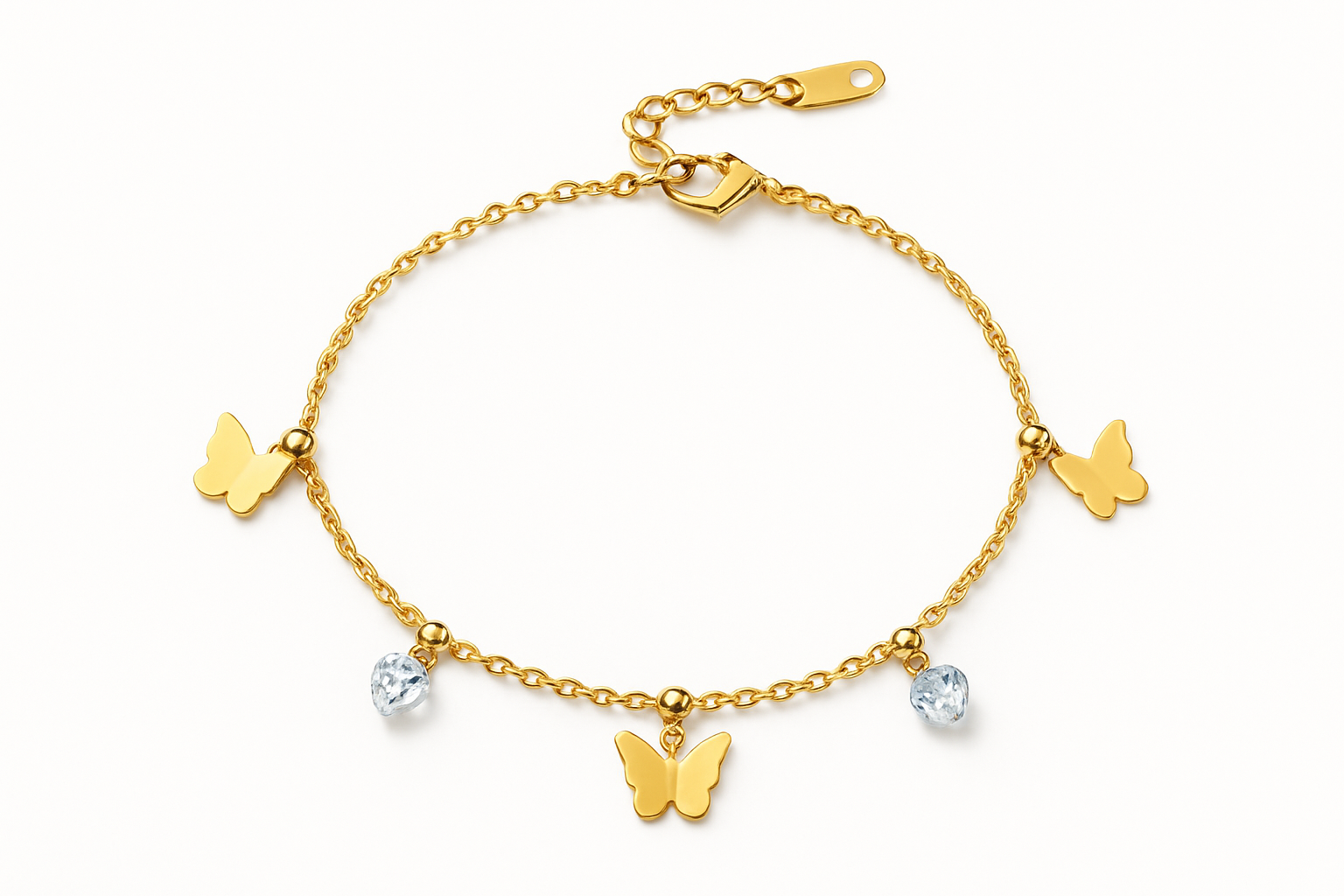 Luna Papillon Anklet